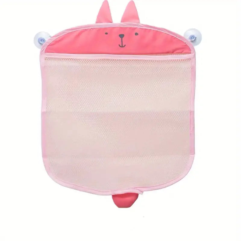 Kinder-Badezimmerorganisation mit Cartoon-Gittertasche