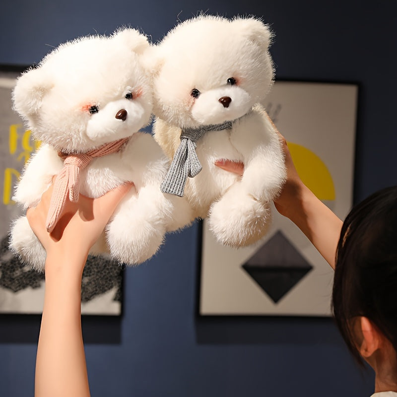 Süßer Teddybär mit Schal