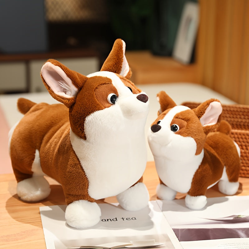 Realistisches Corgi-Plüschspielzeug