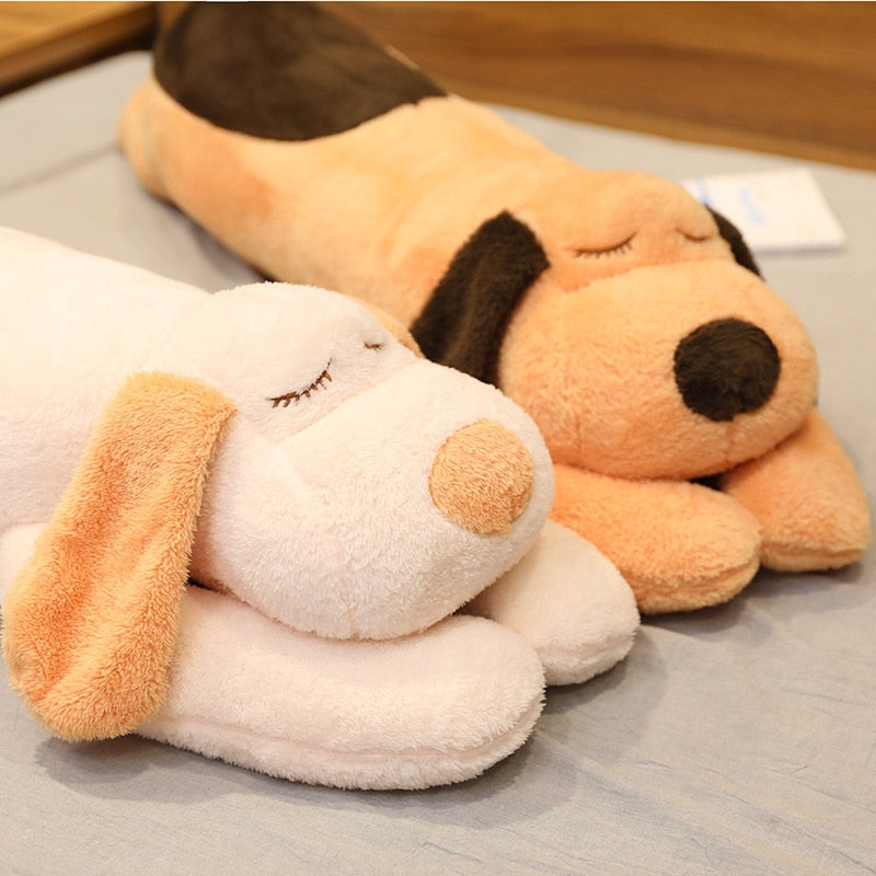 Kuscheliger Schlafhund Kissenplüsch