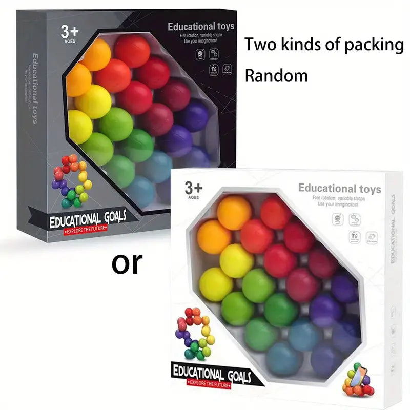 Dekompressionsball - 3D-Puzzle aus Kunststoff