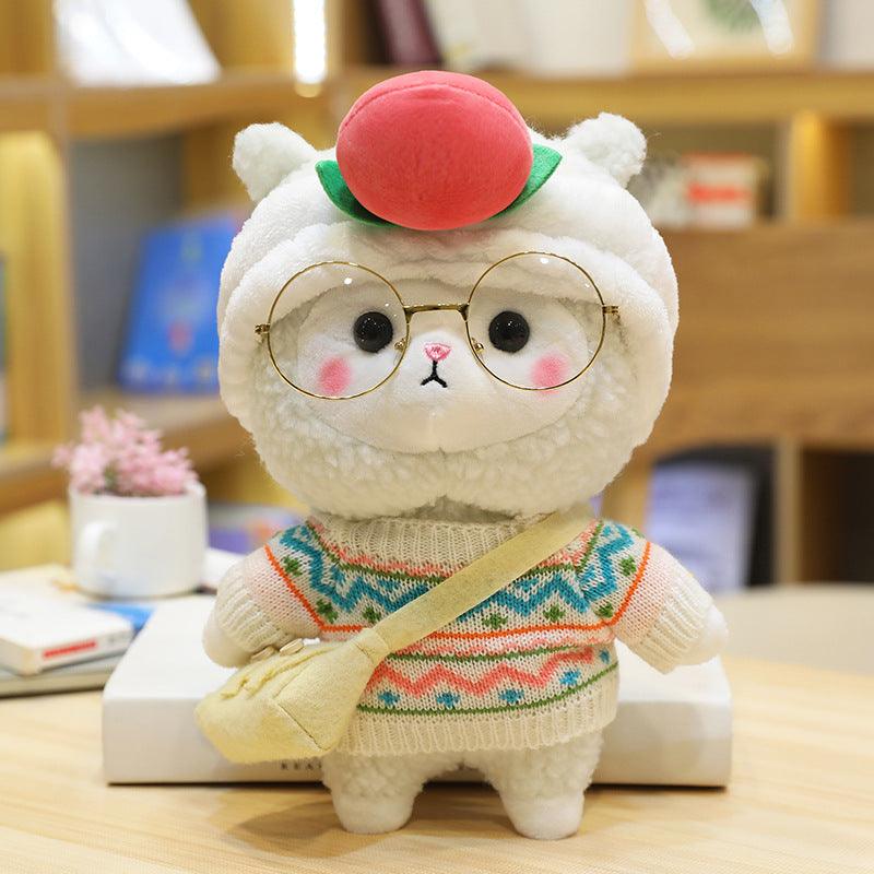 Cho Kawaii Baby Sheep In Various Cute Outfits Plush Toy J 30cm Stuffed Animals - Plushie Depot