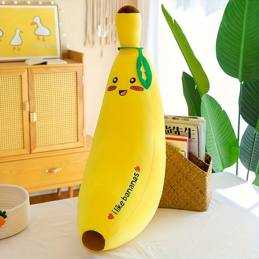 Weiches Bananenkissen Gelb
