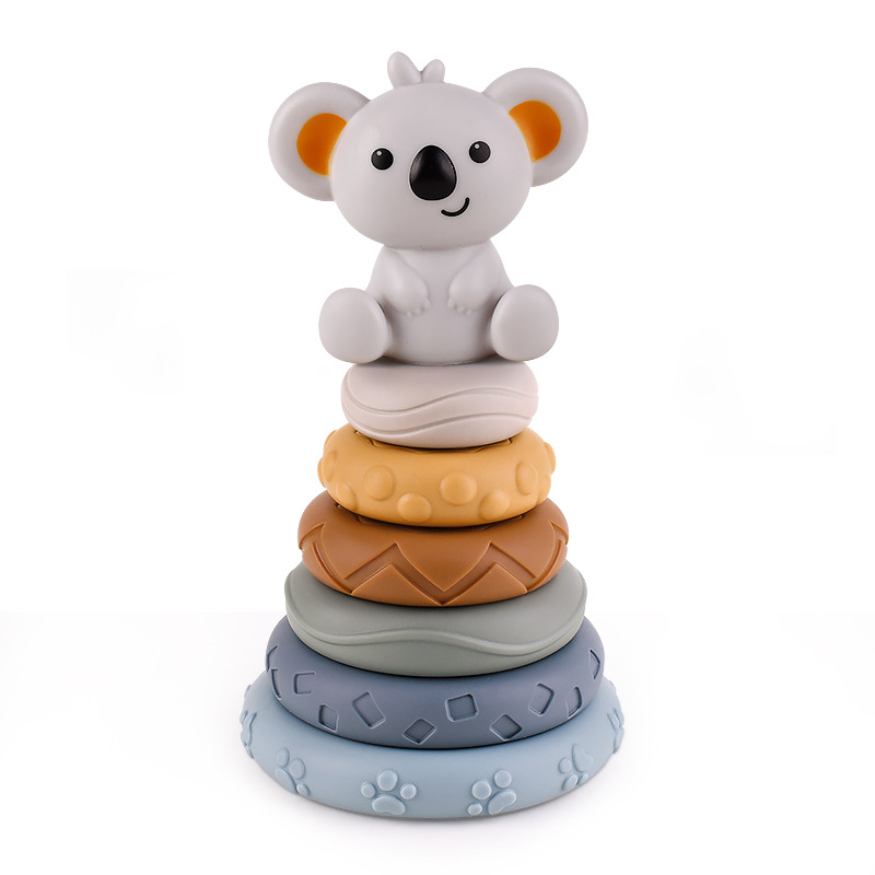 Koala cubes - zahnfreundlicher turm - zahnungsspielzeug