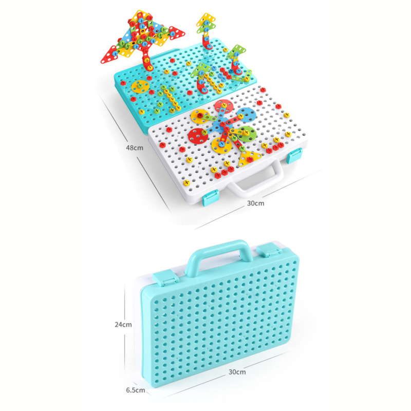 Puzzle Toolbox - schrauben & gestalten - dino-bauspielzeug
