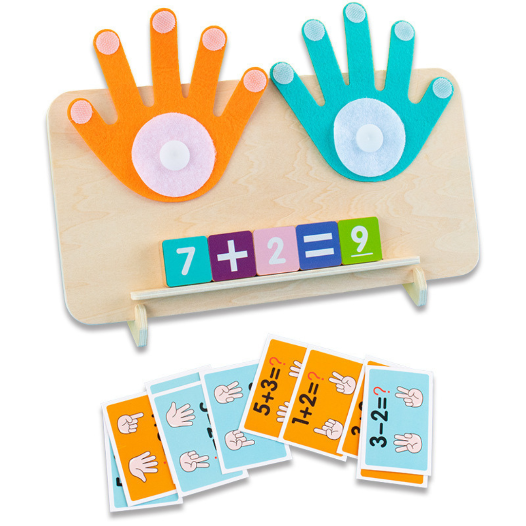 Montessori mathe finger lernspiel