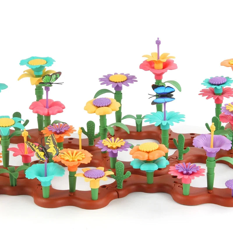 Kreative blumen spielsteine