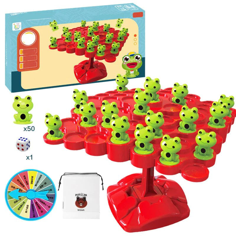 Frog tree | zählen lernen auf spielerische art - balance-spiel