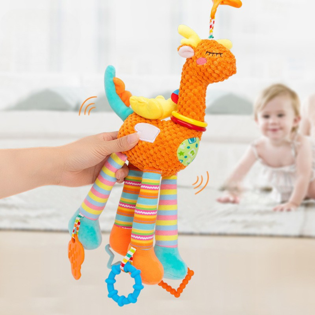 Sensorisches plüschtier für babies