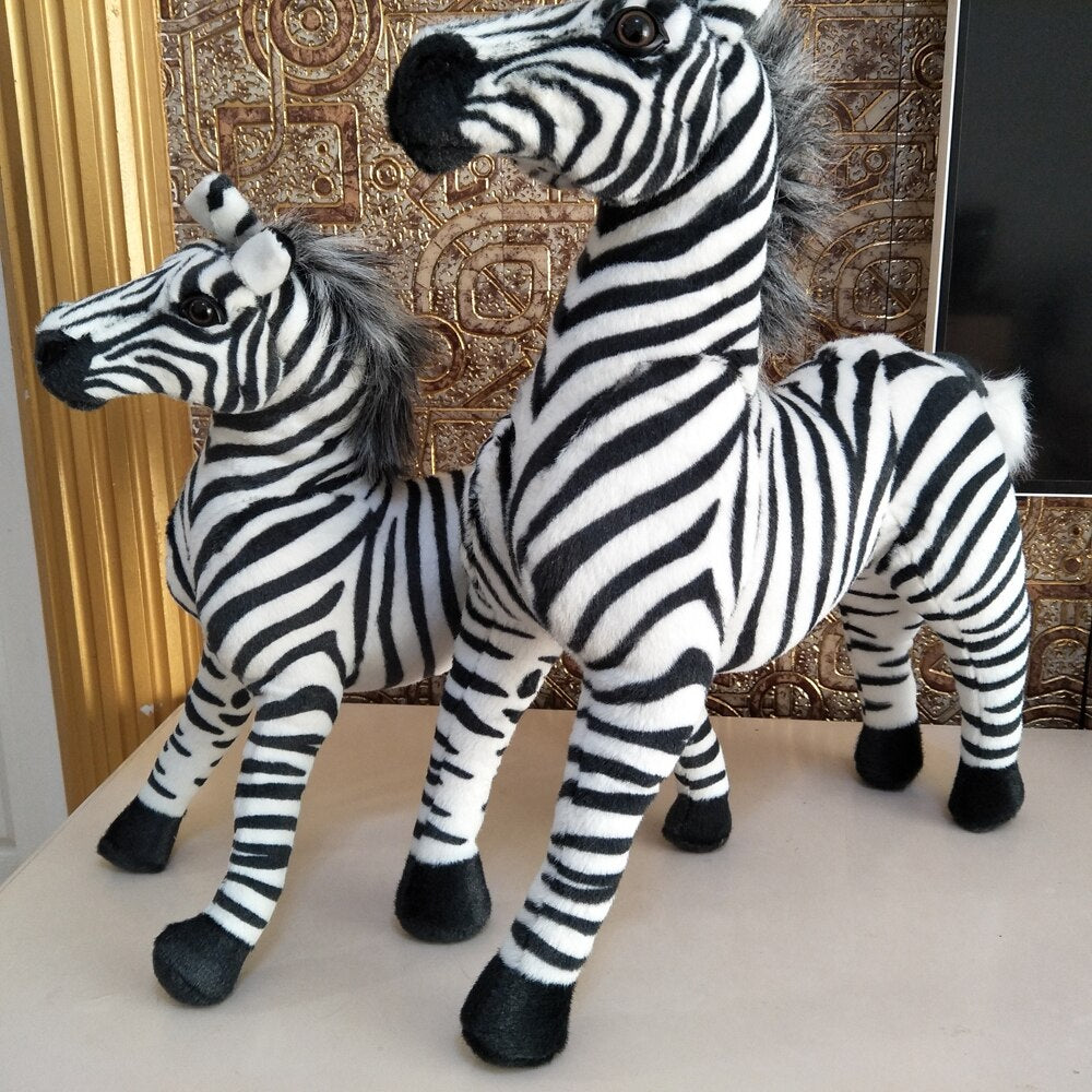 Großes Zebra Stofftier
