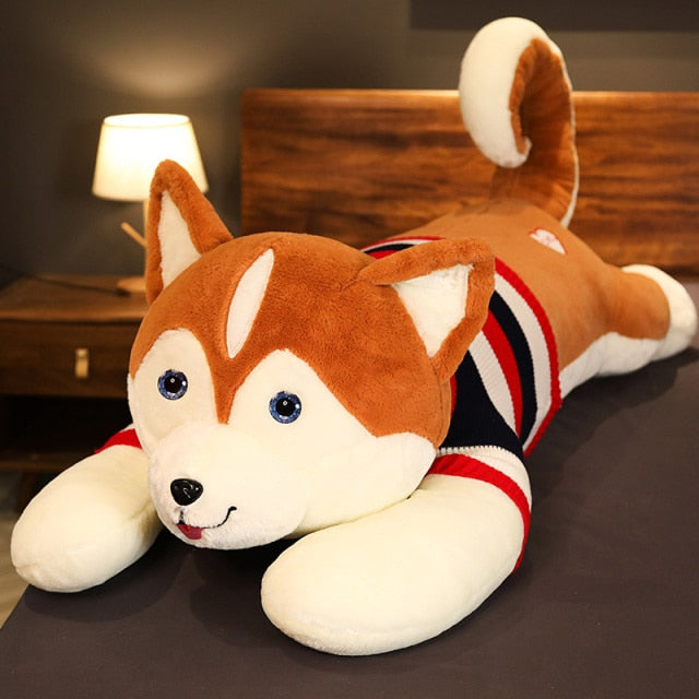 Großes Kuschel-Husky Kissen
