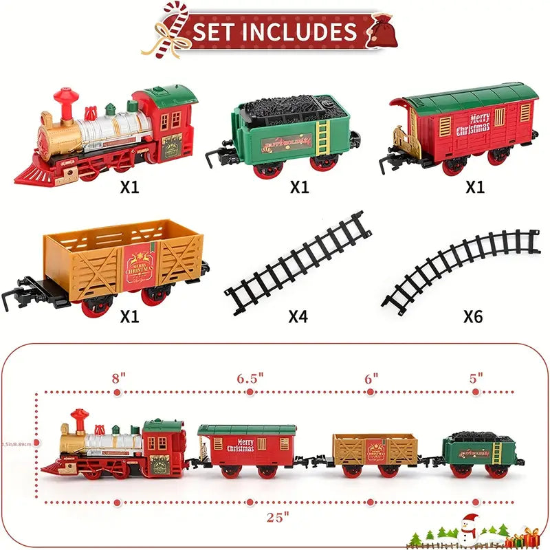 Weihnachtszug um den Baum - Elektrisches Set für Kinder