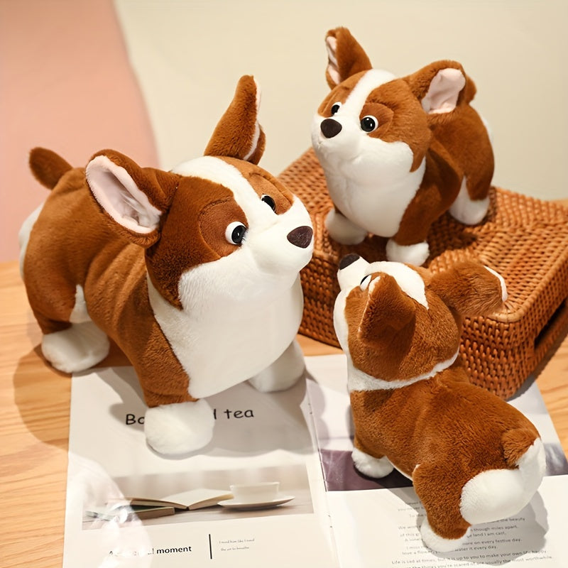 Realistisches Corgi-Plüschspielzeug