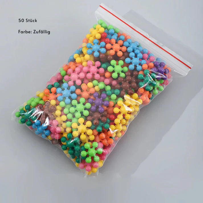 SnowFlakes – montessori schneeflocken-bausteine zum stecken