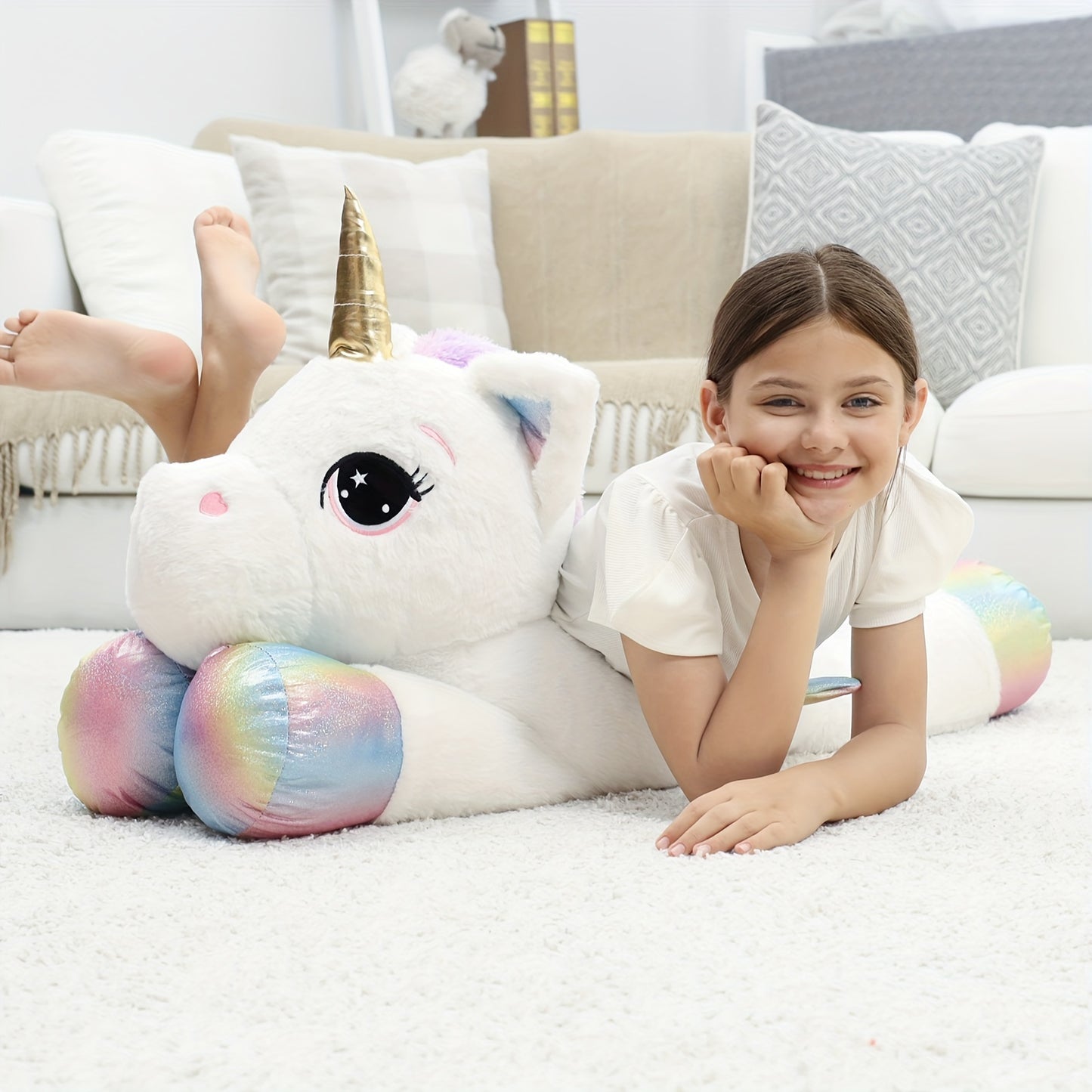 Regenbogen Einhorn Plüsch