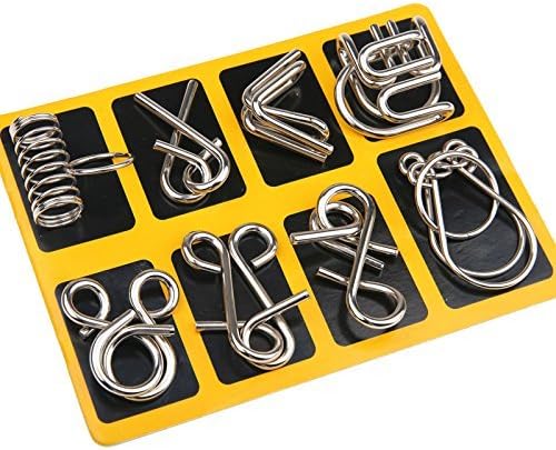 Metall Puzzle Ring Set - metall-puzzle-spaß - puzzle-ringe