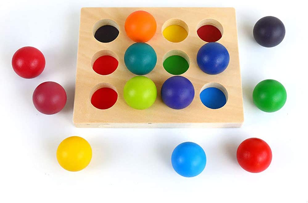Woods - Regenbogenkugeln - Sortierspiel