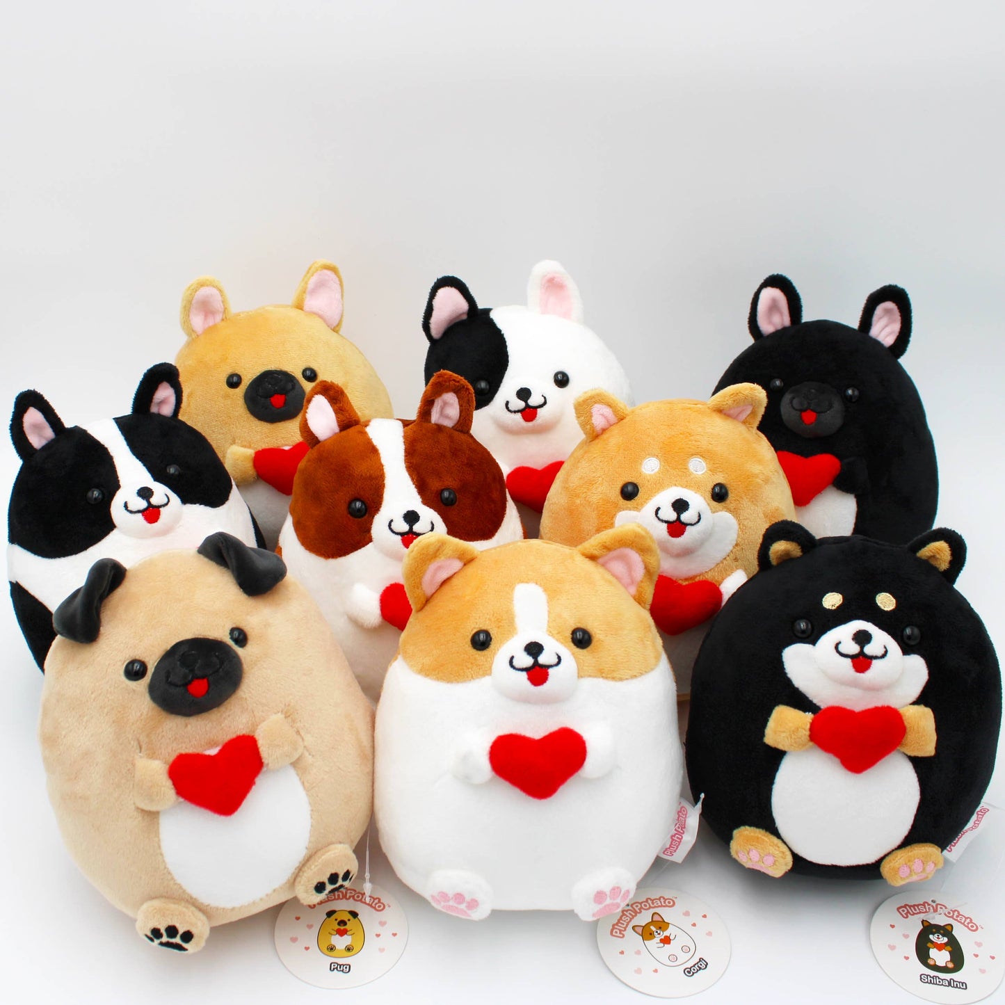 Herz-Corgi Kuscheltier