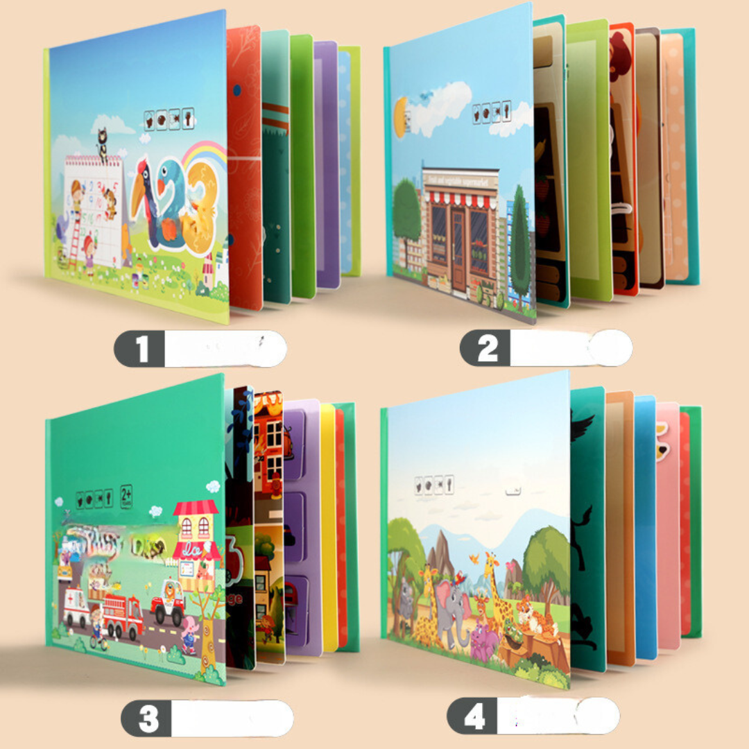 Busybook - montessori beschäftigungsbuch