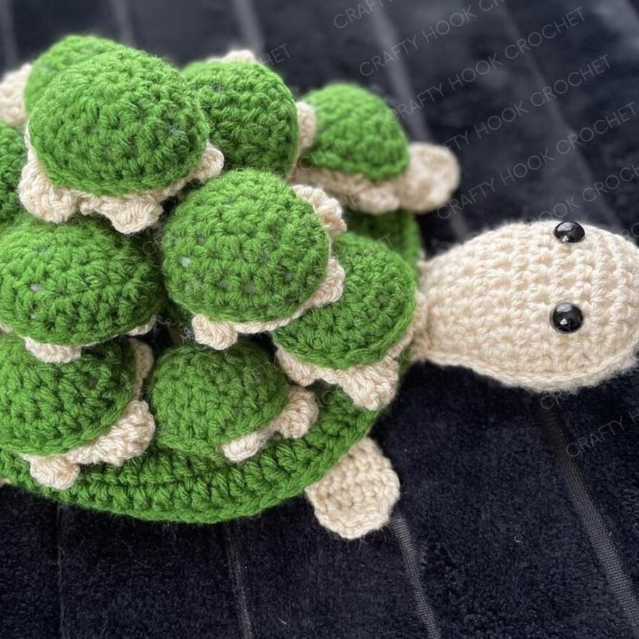 Turtle crochet memory game - gedächtnis trainieren - gehäkelte schildkröte