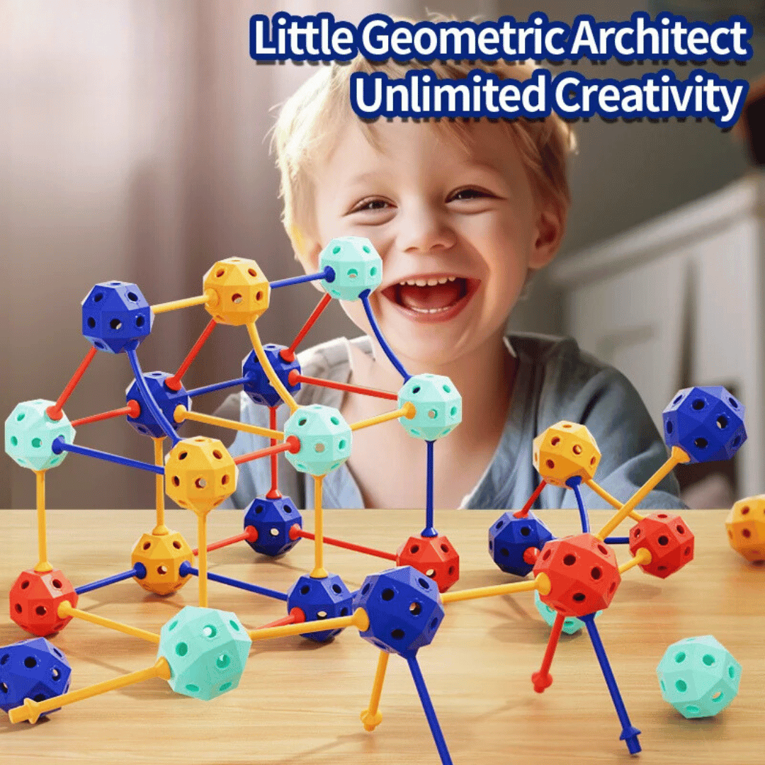 Connect Beads - flexible PVC-perlen - geometrische 3D-bausteine