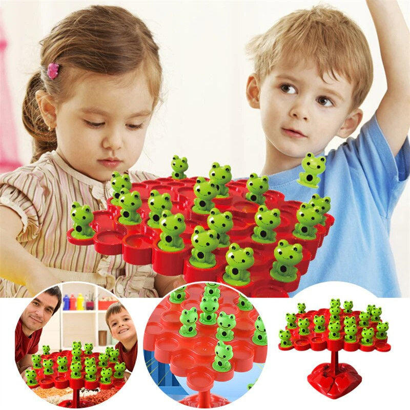 Frog tree | zählen lernen auf spielerische art - balance-spiel