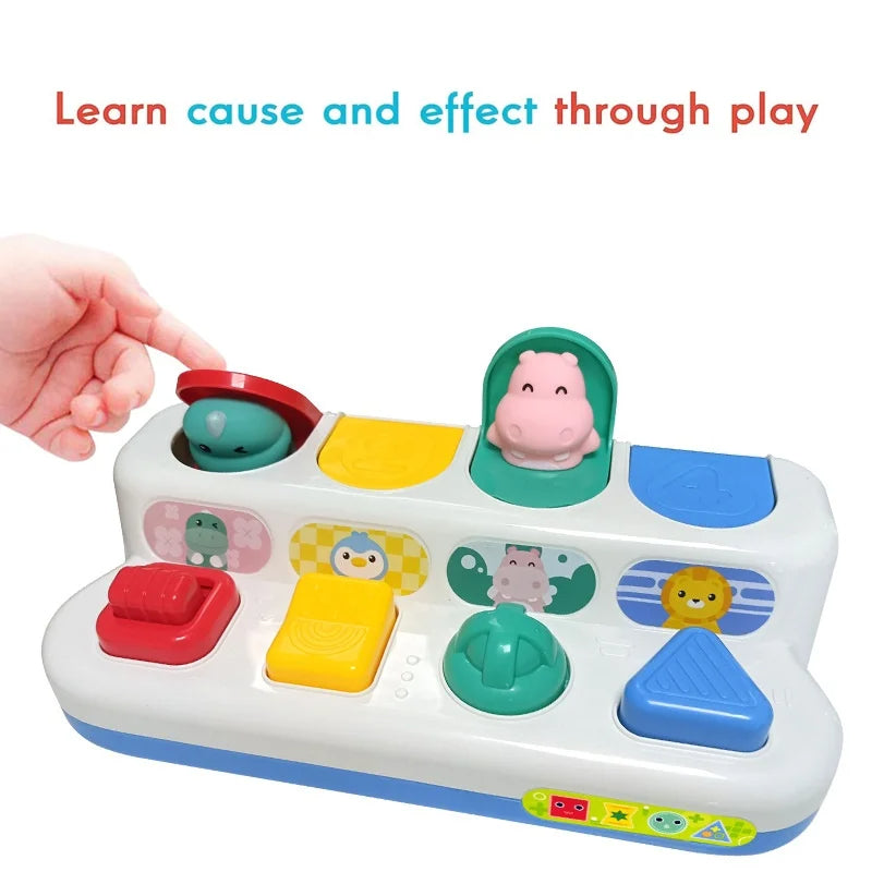 Baby button toy - plopp-spaß - babyspielzeug