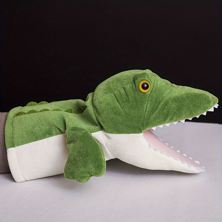 Kuscheltier Krokodil Handpuppe