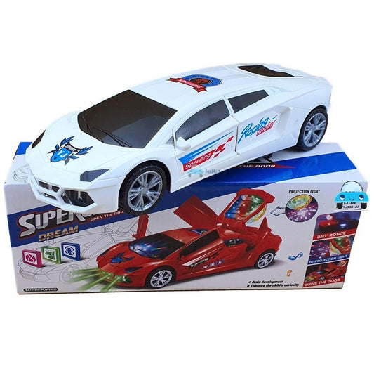 Supercar toy - beweglich und leuchtend - spielzeugauto