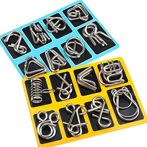 Metall Puzzle Ring Set - metall-puzzle-spaß - puzzle-ringe