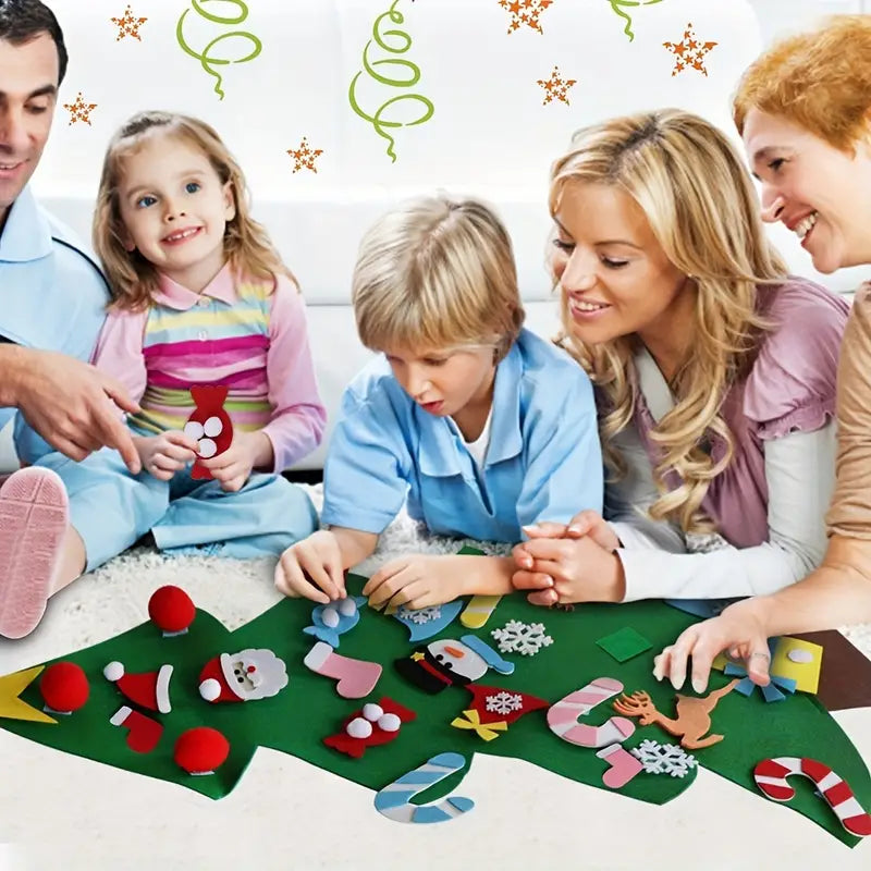 Baue deinen Weihnachtsbaum - Spaßiges Filzspielzeug für Babys!