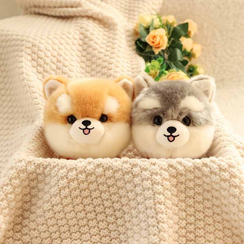 Niedlicher Flauschi Corgi Plüschhund