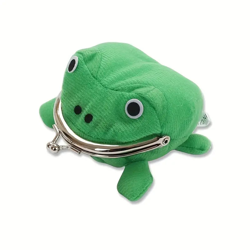 Plüsch-Froschmünztasche