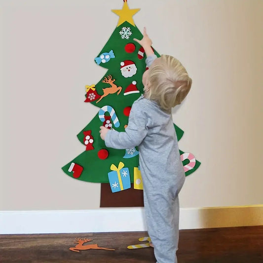 Baue deinen Weihnachtsbaum - Spaßiges Filzspielzeug für Babys!
