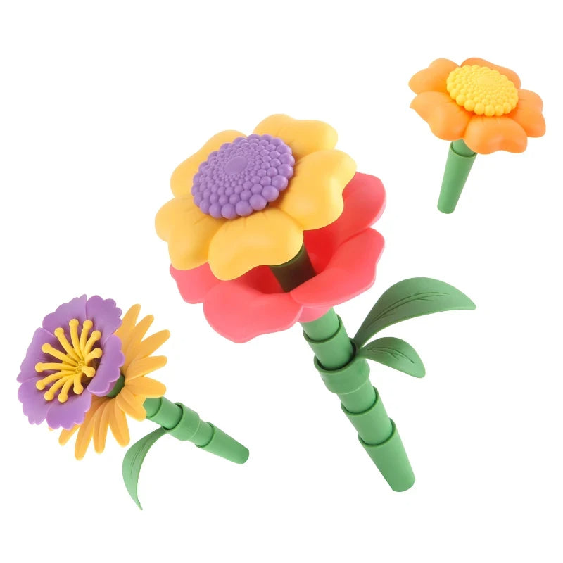 Kreative blumen spielsteine