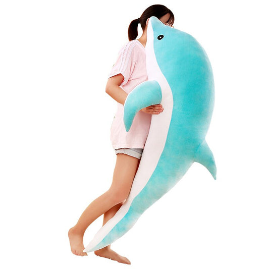Riesiger Delphin als Stofftier