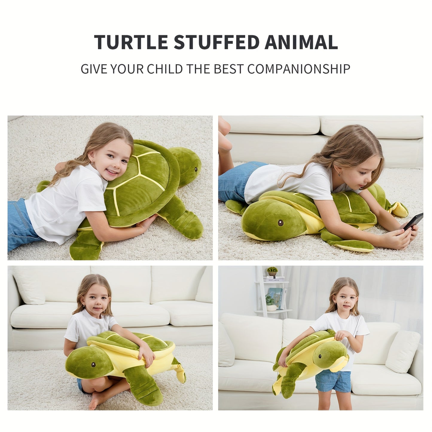 Plüsch-Meeresschildkröten - Jumbo Kuscheltier