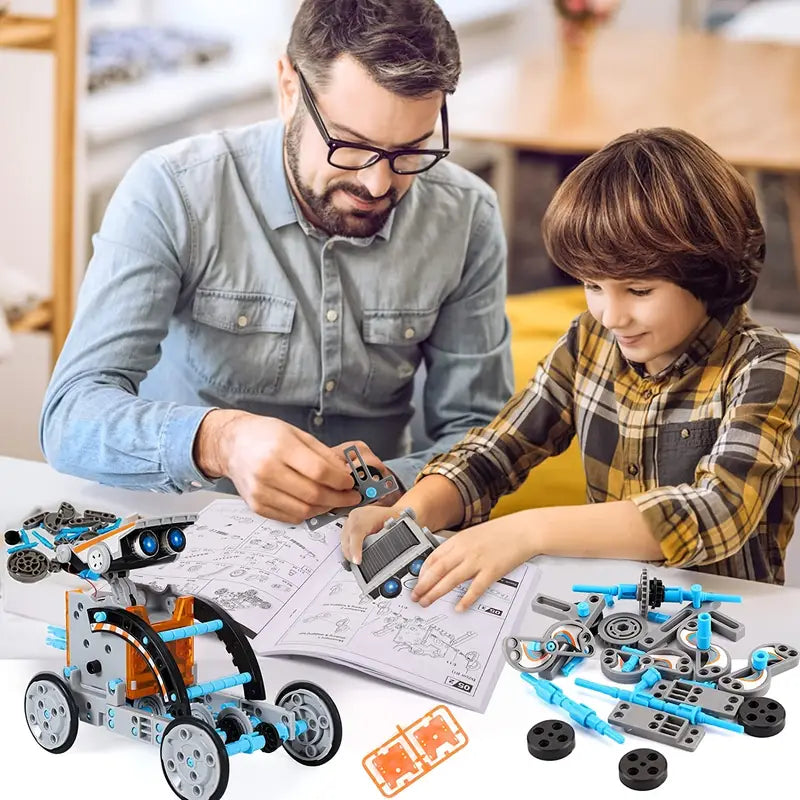 12-in-1 STEM Solarroboter - Perfektes Geschenk!