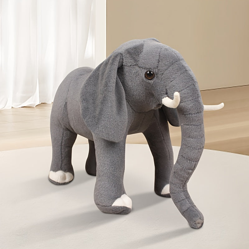 Elefant - Stehende Plüschpuppe