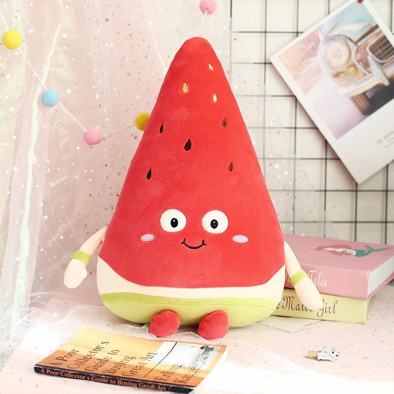 Kawaii Lächelnde Wassermelone Plüschtier