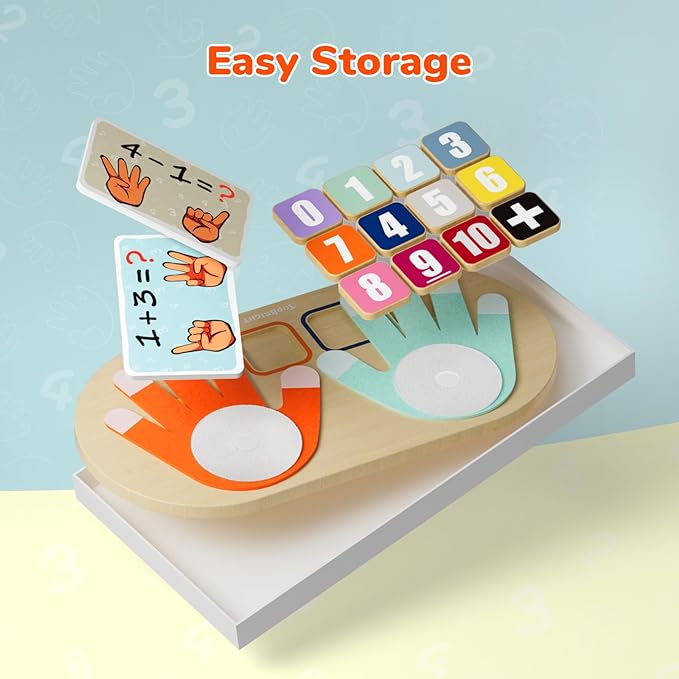 Finger Math game - finger voller weisheit - mathespiel