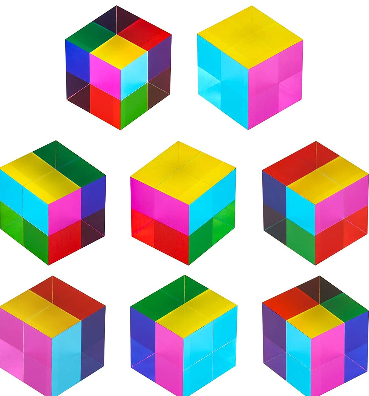 Mixing Color Cube - Verbesserung der farberkennung - prismenwürfel