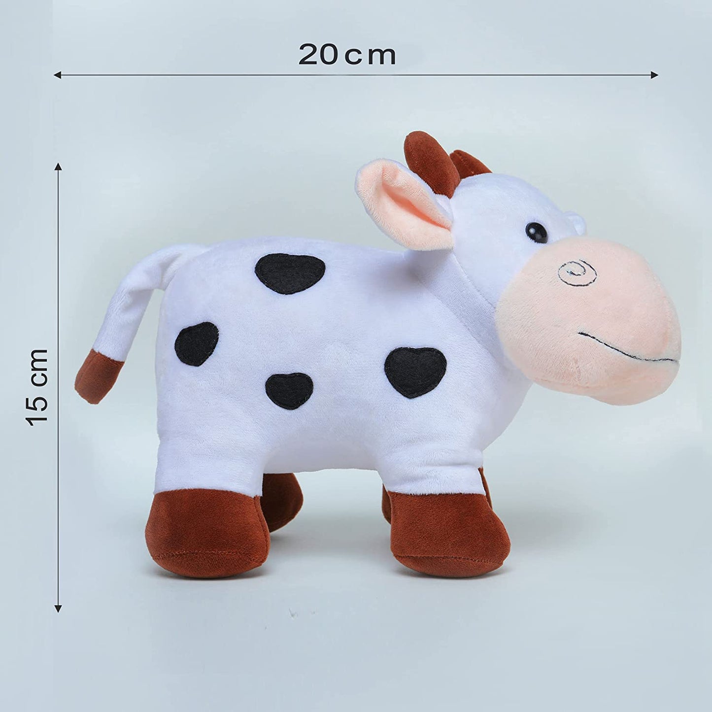 Freundliche Kuh Plüschfigur