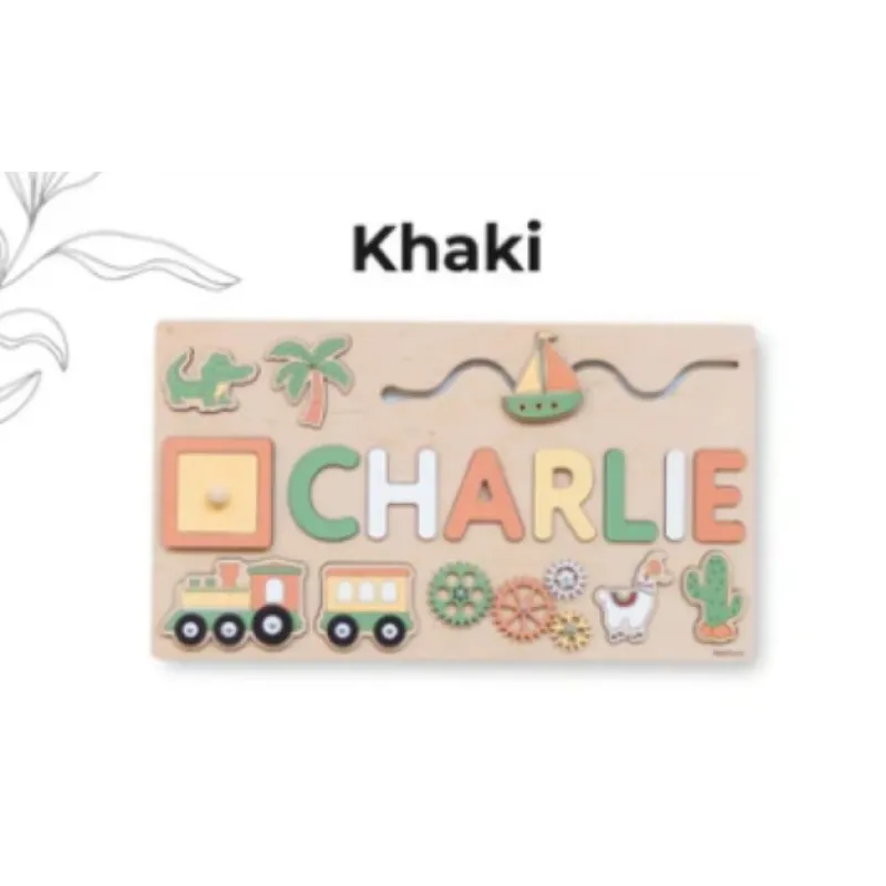 Woods - geniebe ein puzzle mit deinem eigenen namen - personalisiertes puzzle