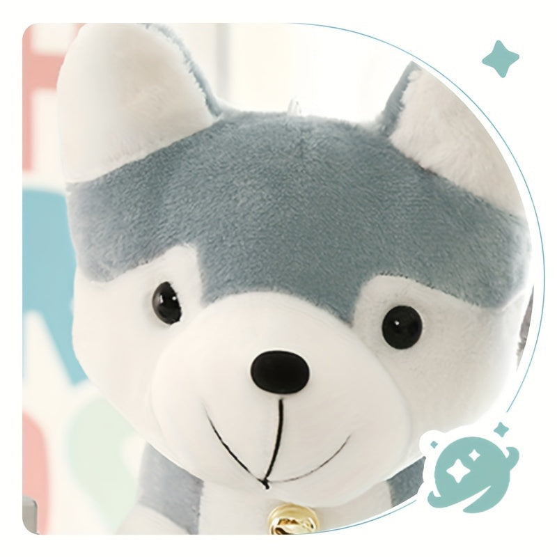 Husky Welpe Plüschtier mit Glocke