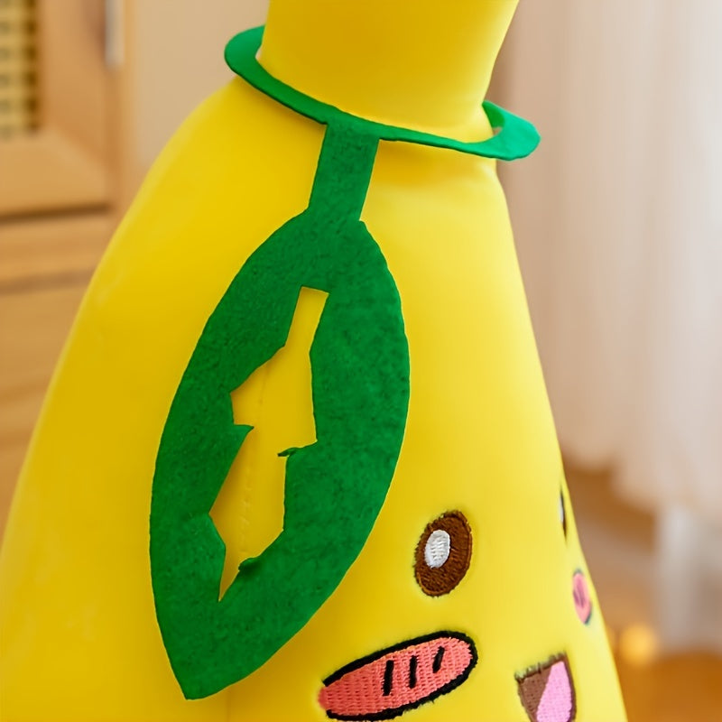 Weiches Bananenkissen Gelb