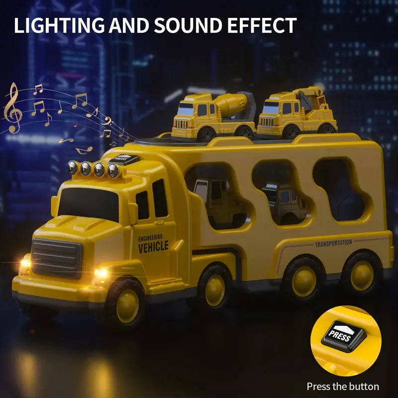 Baufahrzeug Transporter - Perfektes Geschenk!