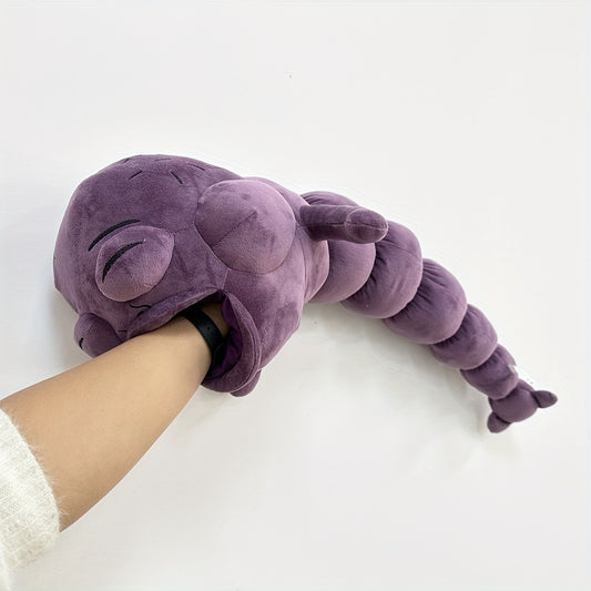 Wurm - Lila Plüschspielzeug