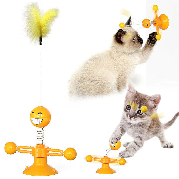 Katzen-windmühlen kratz- und spielstation – DrehPfoten