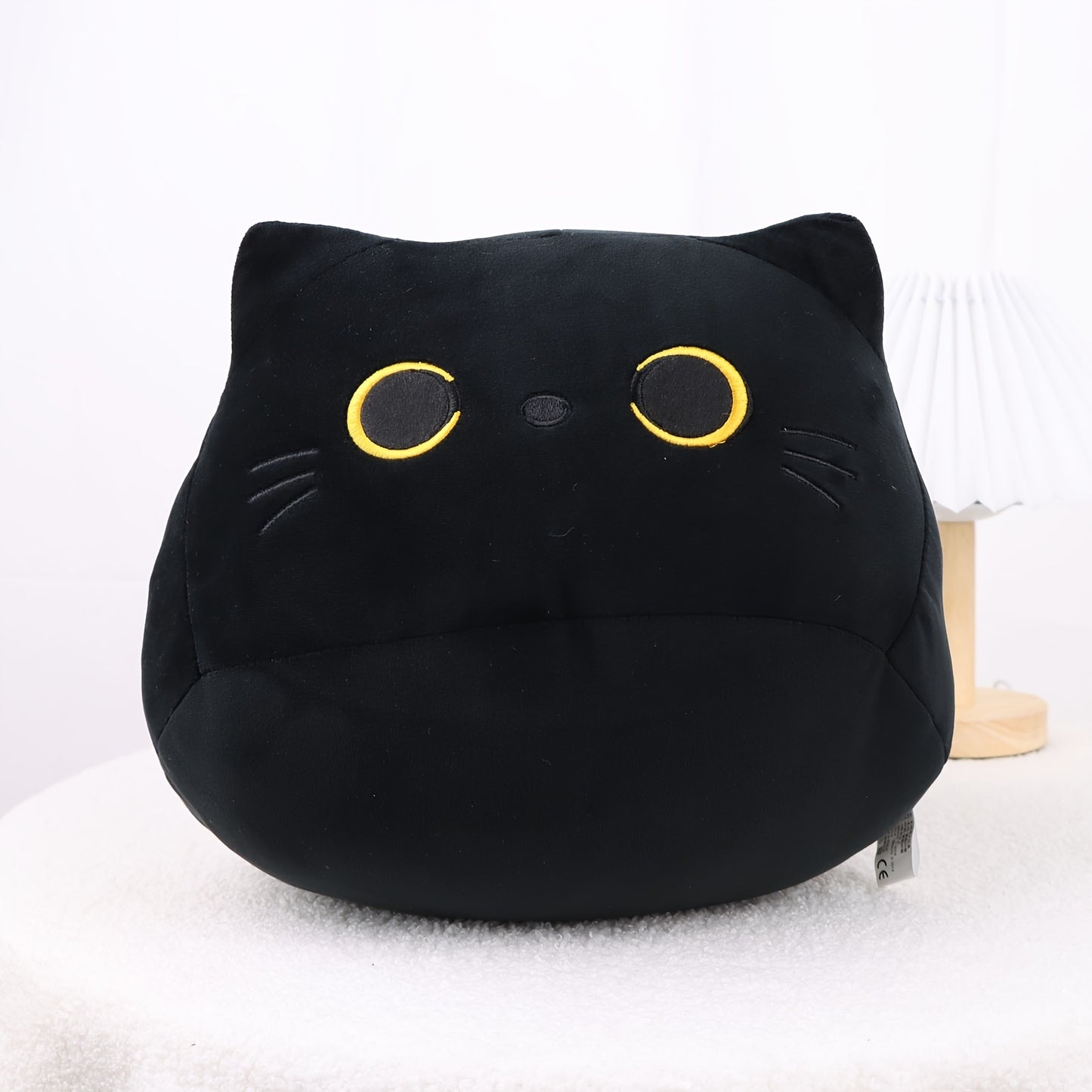 Kuro - Kawaii Schwarze Katze Weiches Plüsch Kissen Puppe Spielzeug